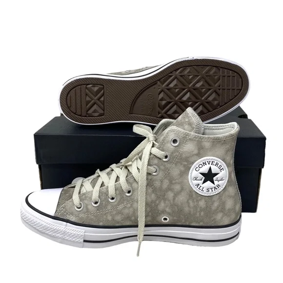 Converse Chuck Taylor All Star High Top Canvas Beige Women Size Sneakers A00766C - Picture 8 of 10